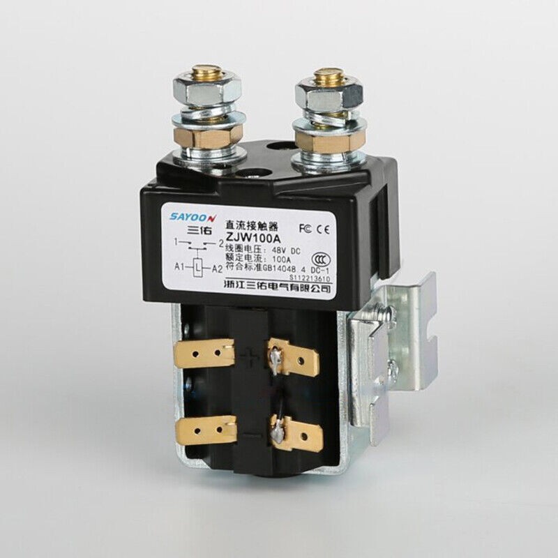 ZJW100A Electric Vehicle DC Contactor DC12V 24V 36V 48V 60V 72V Brand New