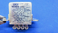 LEACH K-D2A-072 BALANCED FORCE MAGNETIC LATCH RELAY 4 PDT, 10A, 28VDC, 4500HM