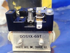 OHMITE DOSYX-69T SPDT 15A 10,000 OHM Relay UNUSED/SURPLUS CONDITION