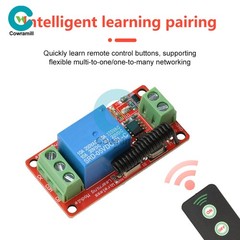 DC 5V 12V 24V Wireless Remote Control Receiver Switch Relay Module 1CH 433MHz