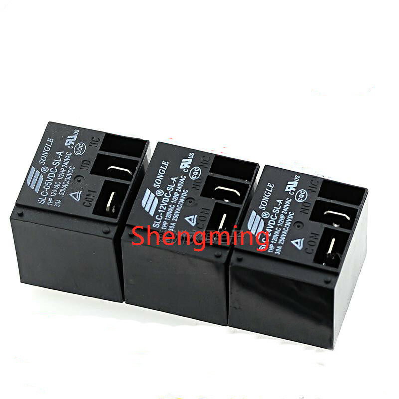 2pcs SLC-05V 12V 24VDC-SL-A -SL-C 4pin/5pin T91 30A Relay