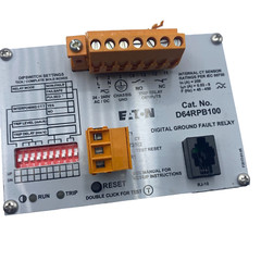 EATON D64RPB100 RELAYS DIGITAL GROUND FAULT RELAY UNIT SERIES B1 24-240VDC 🎯