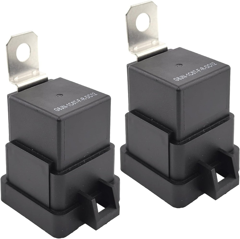 2-Pack G8JN-1C6T-F-R-DC12 12V DC 30A SPDT 5-Pin Industrial Relay, Compatible wit