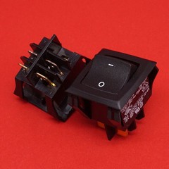 2PCS RGSCC901-R-B-B-D Carling Technologies Switch Rocker Dpdt 20A 250V Blac