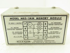 Banner MRS-1MM Memory Module Motor Control 120VAC 12VDC 8 Pin