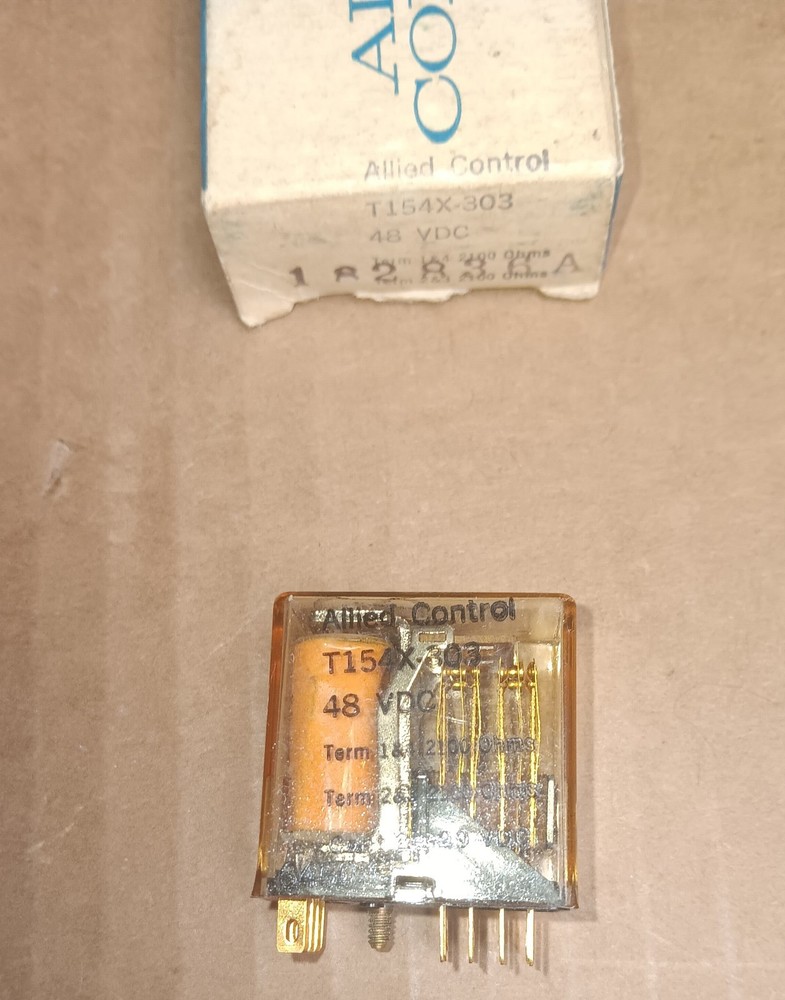 new old stock Gould Allied Control relays T154X-303 48VDC 182836a