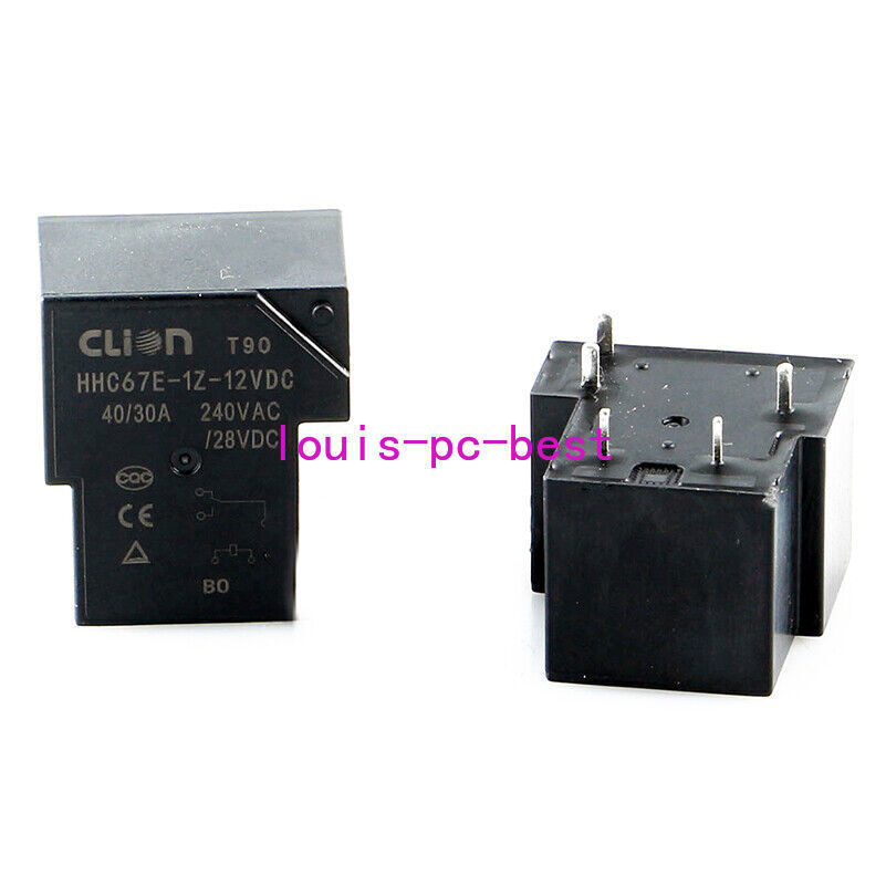 2Pcs CLION T90 HHC67E-1Z-12VDC Power Relay 6Pins