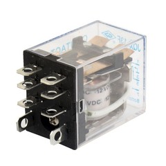 JQX-13F DC 12V Coil 8 Pin AC 10A/240V DC 10A/28V DPDT Power Relay