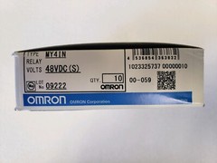 GENUINE 1 LOT OF 10 OMRON # MY4IN-DC48 / MY4IN-48VDC