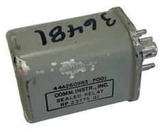 USED COMMERCIAL INSTRUMENTS 44A260983 SEALED RELAY RP 23775 GI