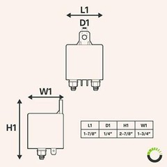 ONLINE LED STORE 12V DC 120 Amp Split Charge Relay Switch – 4 Terminal Relays