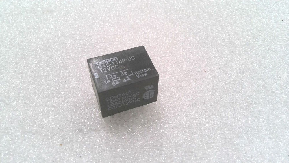 OMRON G4S-114P-US RELAY, 12VDC, 10A120VAC, 10A28VDC, 5 PIN (LOT OF 3)