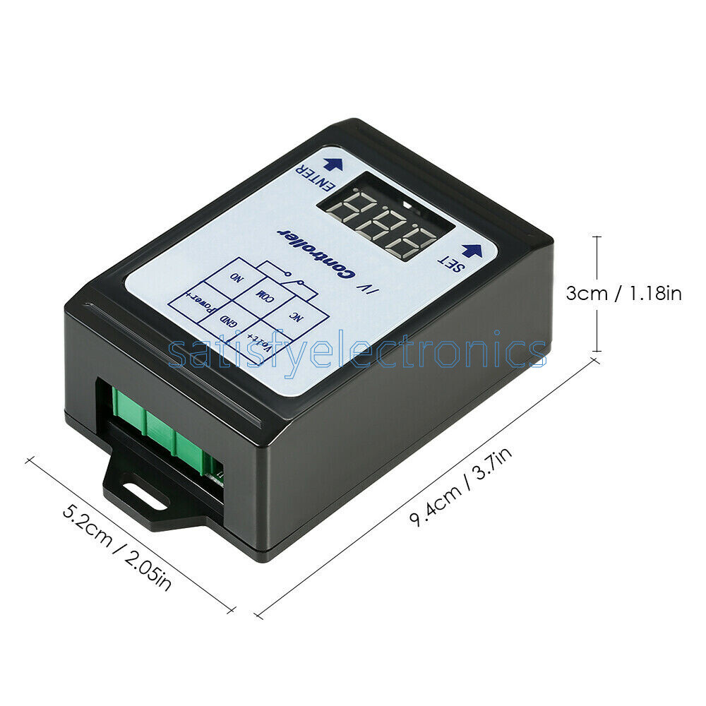 6~80V Voltage Detection Charging Discharge Monitor Relay Switch Controller NEW