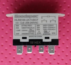 For Goodspec HLR6100-2ATUBCF 208-240VAC Compressor Relay 6 Pins 30A 277VAC