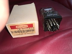 DAYTON 3X742E GENERAL PURPOSE RELAY 120V 50/60HZ 10A, 120VAC RELAY