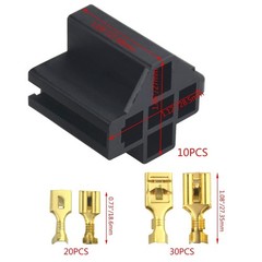 10 Sets 5 Pin Relay Socket 12V 30A/40A for Automotive Use