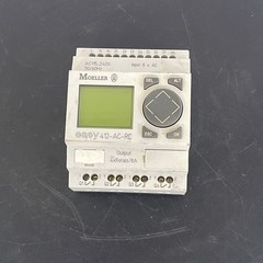Moeller EASY 412-AC-RC Programmable Logic Relay 115-240VAC 8 In 4 Relay Out PLC
