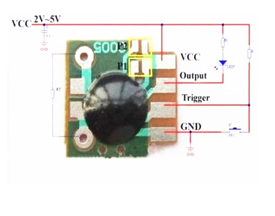 10Pcs Multifunction Delay Trigger Timing Chip Mudule Timer IC Timing 2s – 1000h