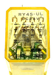 IDEC RELAY RY4S-UL 14 PIN DC 24V LOT OF 2
