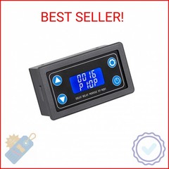 DROK Delay Relay Module, DC 6-30V Timer Relay 12V 24V 0.01s-9999min 50mA Digital