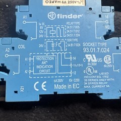 Used FINDER RELAY SOCKET TYPE 34.51.7024.0010 w/ warranty Free Shipping