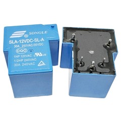 10PCS 5-pin Relay 12VDC 30A single normally open SLA-12VDC-SL-A