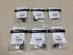 Lot of 6 Black Box FMT1080 Panel Mount Adapter RJ11 4 Wire