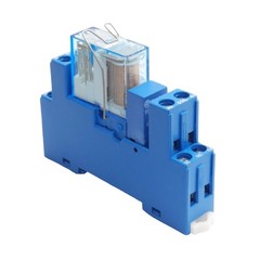 Finder 40.52S Relay W/ Socket & Interface, 1CO (SPDT), 8A 250VAC, 24VDC Coil
