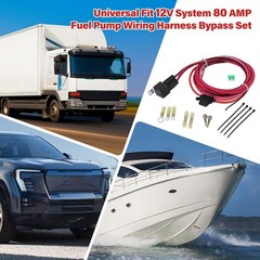 Electric Fuel Pump Relay Kit Universal Fit 12V System 80 AMP Waterproof Fuel …