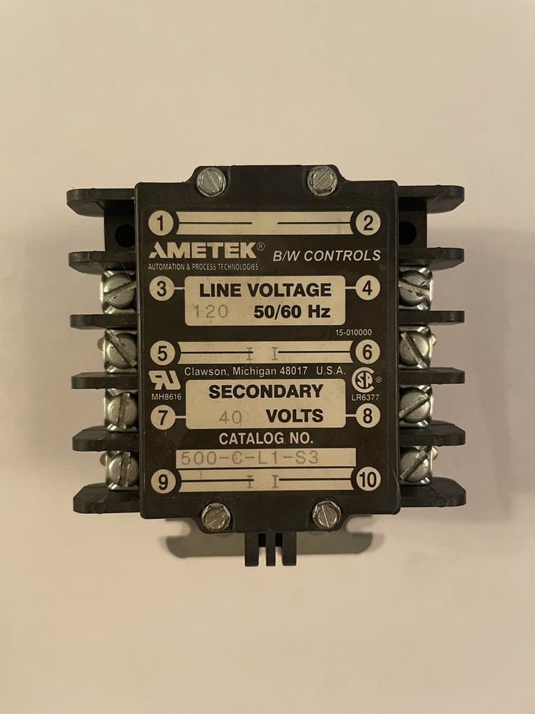 AMETEK BW CONTROLS 1500-C-L1 S3 120 Volt 40 Volts Level Control