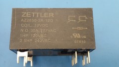 RELAY ZETTLER AZ2850-2A-12D , Coil DPST-NO, 12VDC 30A , AUTOMOTIVE RELAY (ONE)