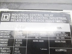 SQUARE D 8501X030 SER. A 110V/50HZ-120V/60HZ UNMP