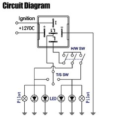 Compact 5-Pin Electronic LED Relay – Easy Installation for Various Vehicles