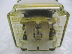SQUARE D 8501KP12P14V20 SER.D RELAY 120V LOT OF 4 NSNP