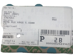 LOT OF 40 PHOENIX CONTACT 1757051 MSTB 2,5 / 6ST-5,08MM