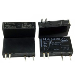 10Pcs Fujitsu FTR-MYAA024D 24VDC Electromechanical Relay 4Pins 5A