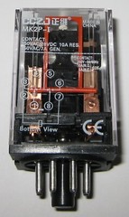 250V AC – 10 / 5A – 8 Pin Octal Relay – DPDT N.O. / N.C. Contracts – 12V DC Coil