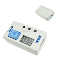Digital Display LED Delay Timer Control Switch Relay Module Automation 12V Case