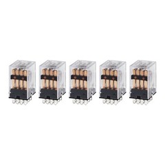 5 pcs DC 12V Coil Power Relay 14 pin Replacement for Omron MY4NJ MY4N-J