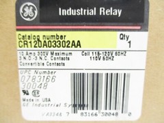 GENERAL ELECTRIC CR120A03302AA SER. A 110/115-120V 10A NSMP