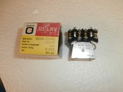 OHMITE DOX-137T OPEN FRAME 4PDT, 10AMP, RELAY,NIB/NOS