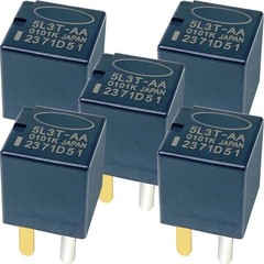 5-Pack 5L3T-AA 12VDC 20A 4-Pin SPST Automotive Relay – Compatible with Ford