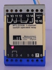 Measurement Technology Ltd. MTL2210B 1-Channel Switch Operated Relay