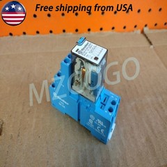 14Pins Intermediate Power Relay Fits For Finder 55.34.9.024.0090 24VDC 7A 250VAC