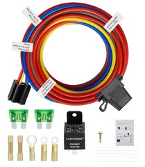 Electric Fuel Pump Relay Kit 12V Relay Bypass Switch Kit Fuel Pump Relay Wiri…