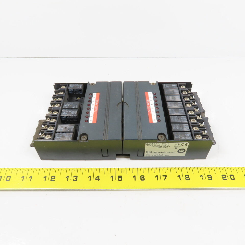 Idec PFJ-T081U 8-Relay Output Module 120/240VAC Output