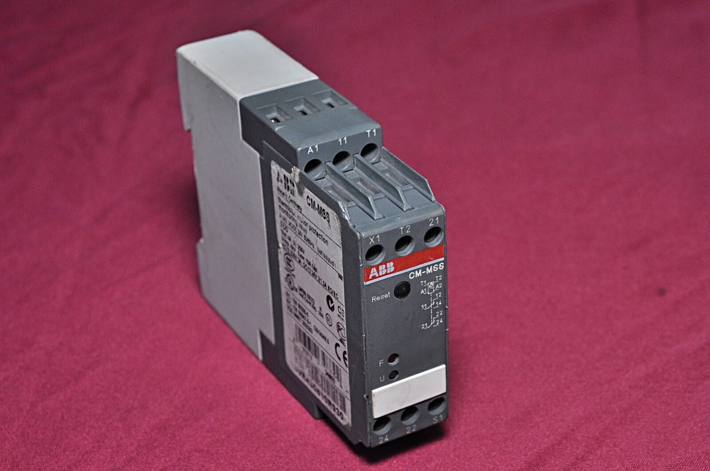 ABB Cm-mss Thermistor Motor Protection Monitoring Relay 1svr430810r9300