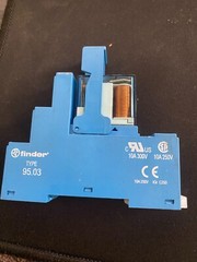 Finder Relay 95 03 base with403180240001 PCB/PLUG-IN RELAY SPDT 10A 24V AC COIL