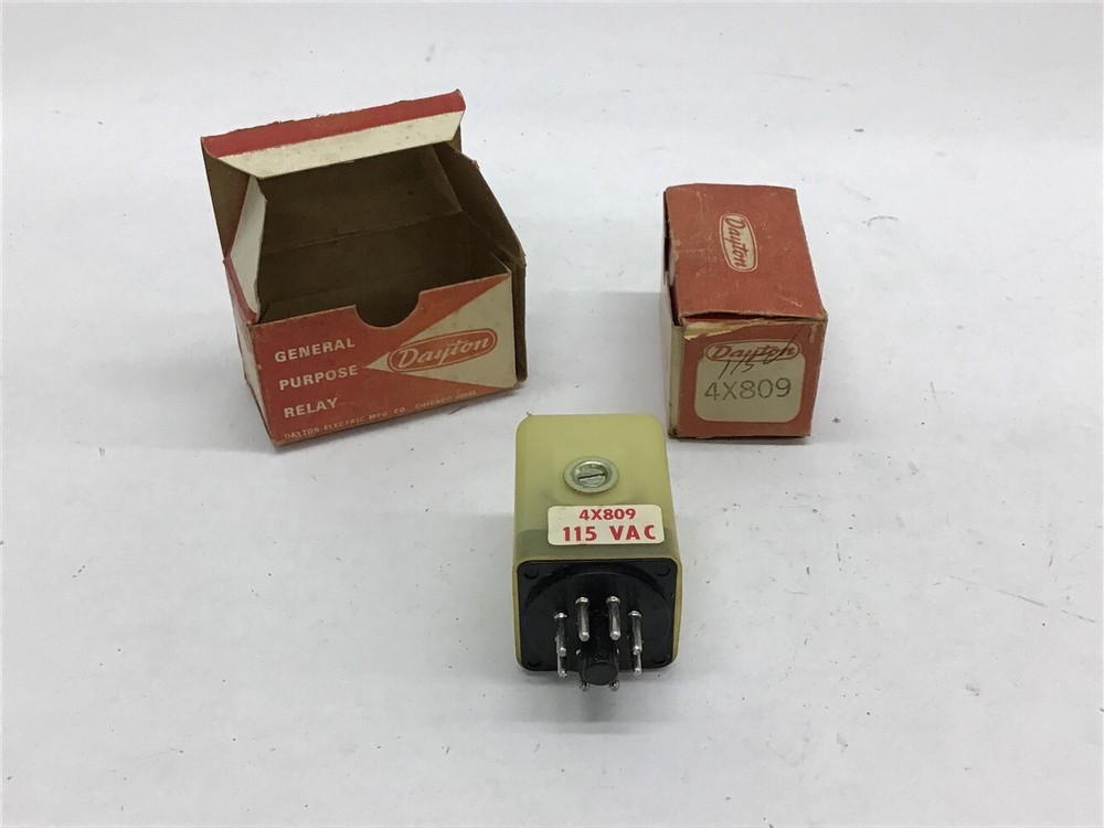 Dayton 4X809 General Purpose Relay Lot of 2