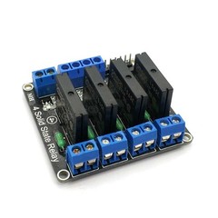 LowLevelTrigger 4 Channel 5V Solid State Relay Module Board SSR